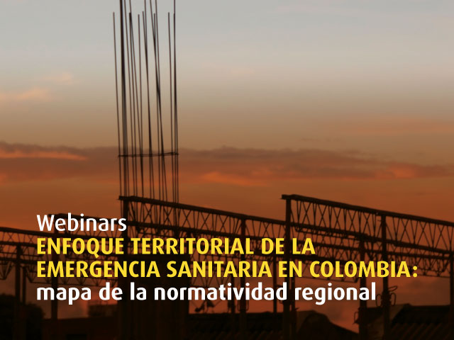 Enfoque territorial de la emergencia sanitaria en Colombia