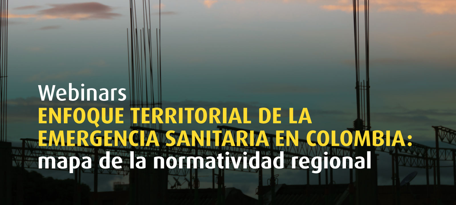 Enfoque territorial de la emergencia sanitaria en Colombia