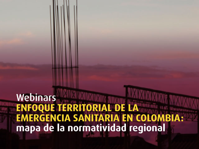 Enfoque territorial de la emergencia sanitaria en Colombia