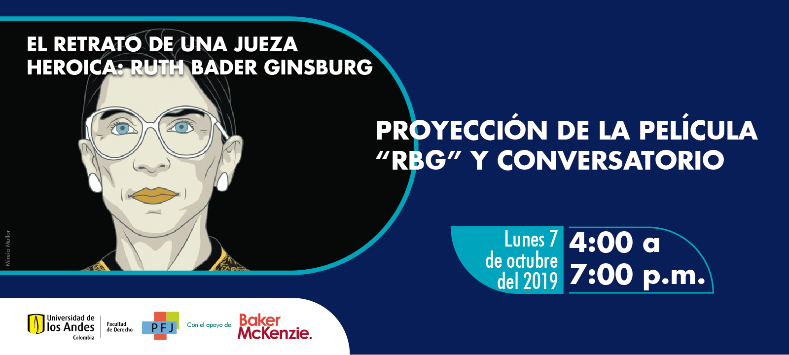 El retrato de una jueza heroica: Ruth Bader Ginsburg