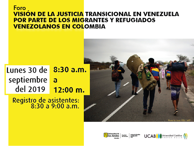 Visión de la justicia transicional en Venezuela por parte de los migrantes y refugiados venezolanos en Colombia