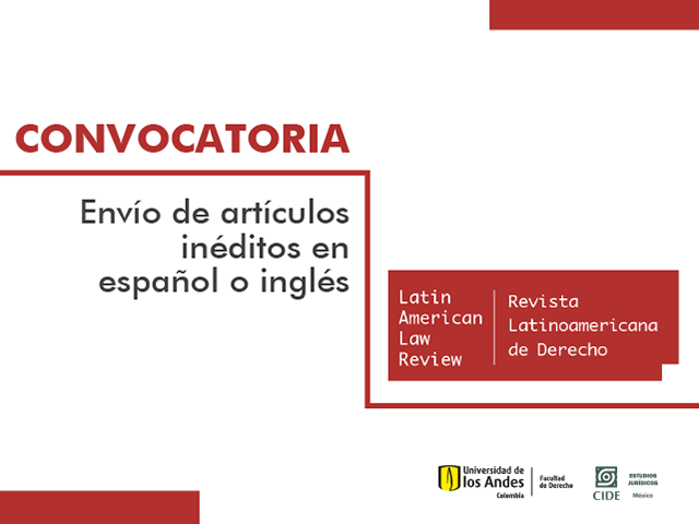 Convocatorias Latin American Law Review 