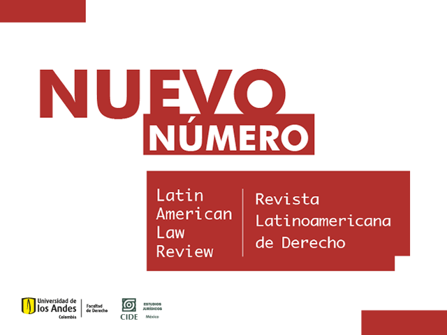 Latin American Law Review nuevo número