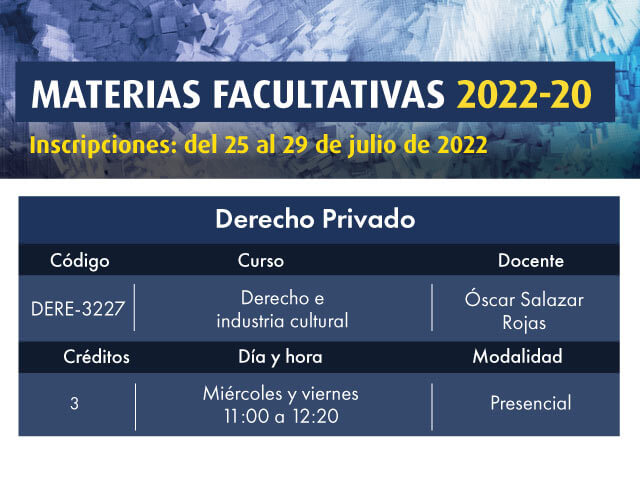 Facultativa 2022-20: Derecho de la crisis empresarial| Derecho | Uniandes