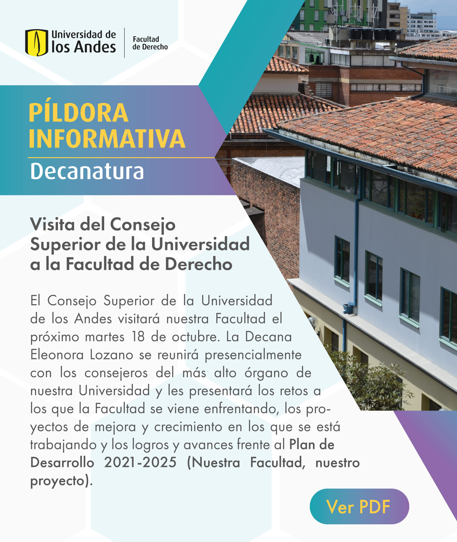 Píldora Decanatura Facultad de Derecho 