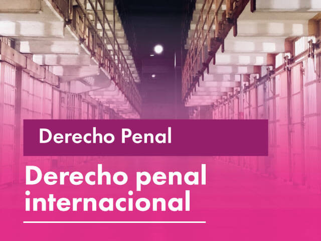 Facultativa 2023-20: Derecho penal internacional 