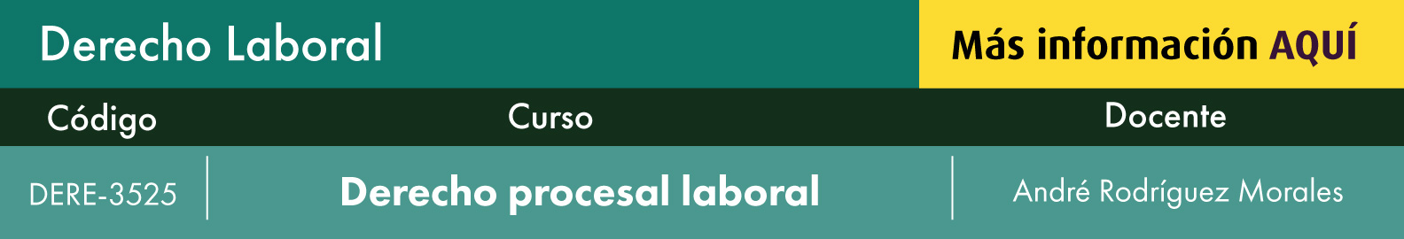 derecho procesal laboral