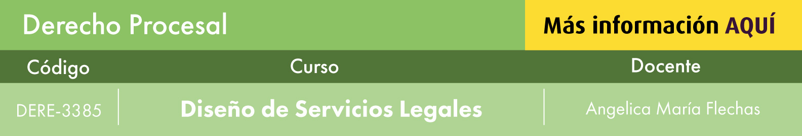 Diseño de servicios legales