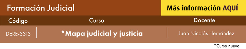 mapa judicial y justicia