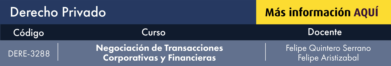 negociacion de transacciones corporativas y financieras