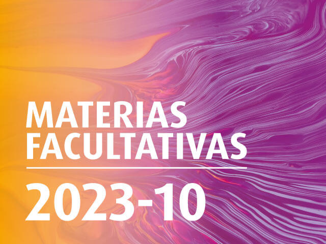 Materias Facultativas 2023-10