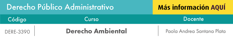 Facultativa: Derecho ambiental