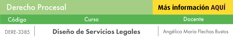 Facultativa: Diseño de servicios legales