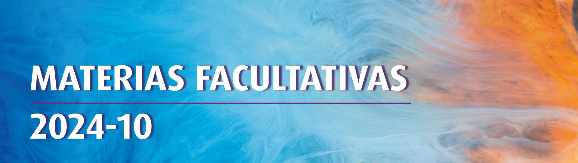 Materias Facultativas 2024-1 | Facultad de Derecho | Uniandes