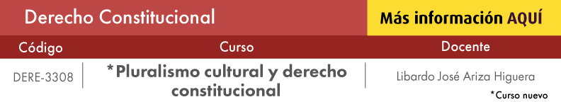 Facultativa: Pluralismo cultural y derecho constitucional