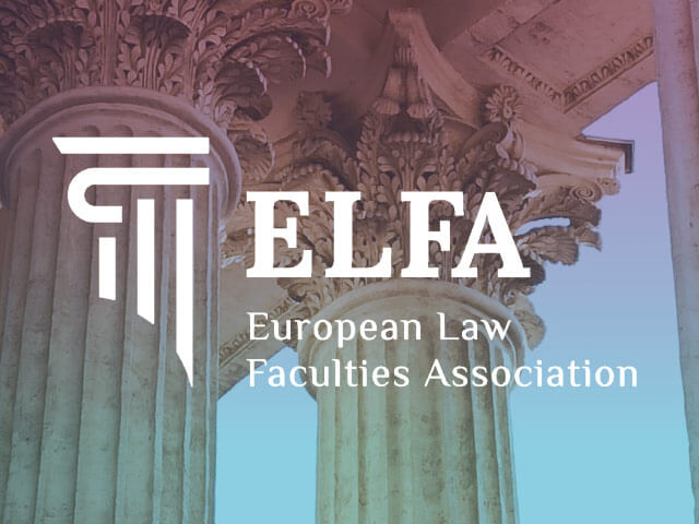 Facultad ingresó a la Asociación Europea de Facultades de Derecho (ELFA) 