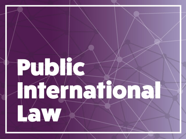  Course Public International Law | Derecho | Uniandes