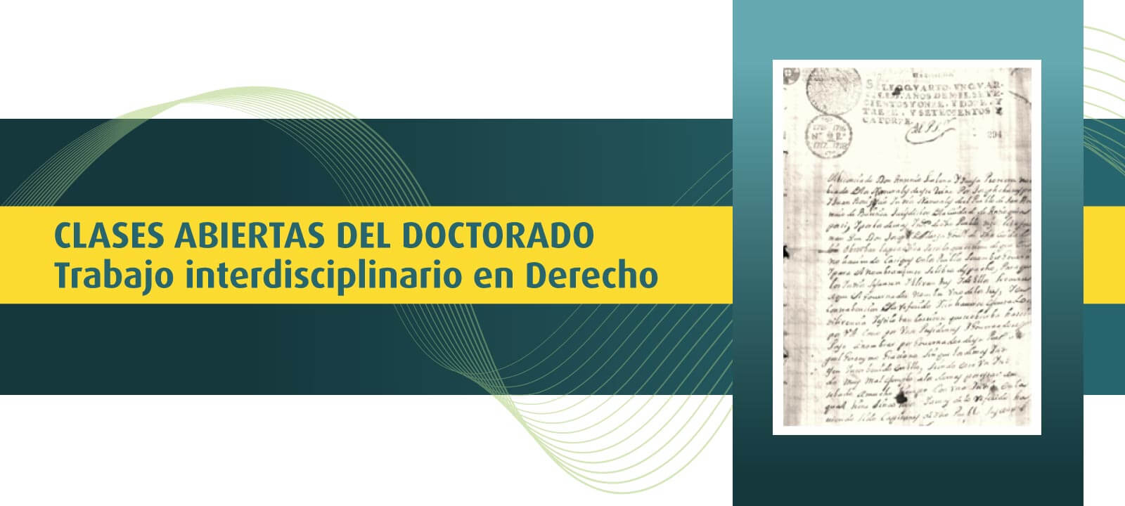 Clase abierta del Doctorado: Derecho e historia