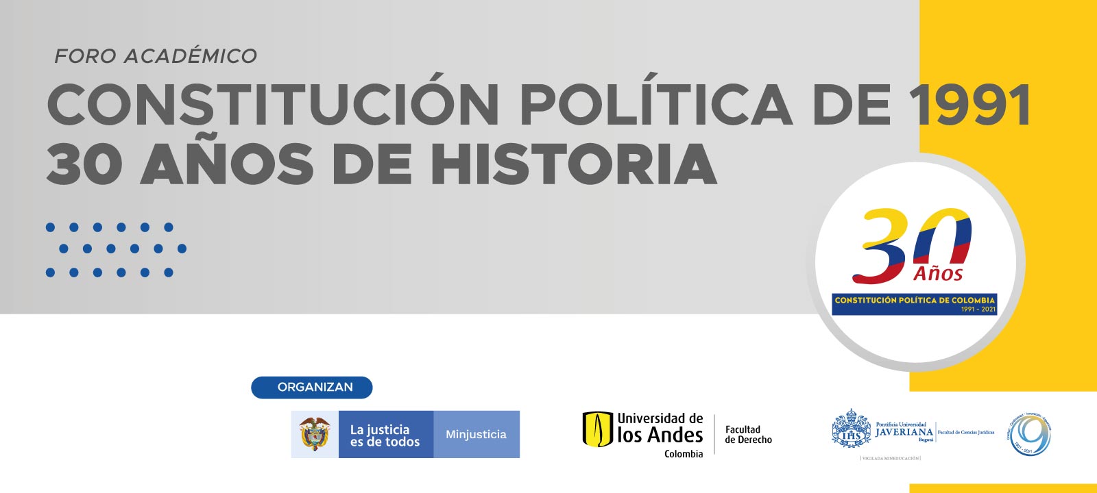 Constitución Política de 1991 30 años de historia 