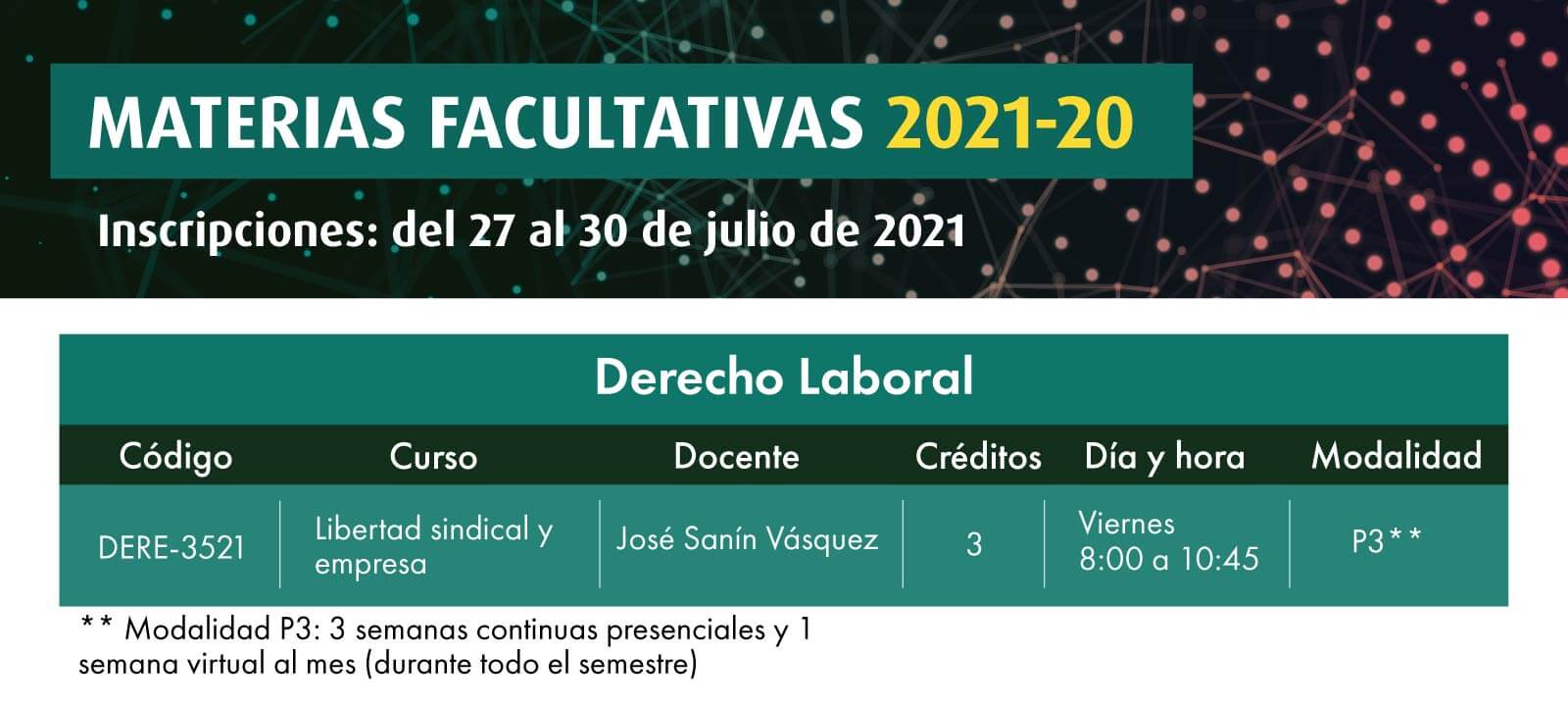 Facultativa: Libertad Sindical y Empresa | Derecho | Uniandes