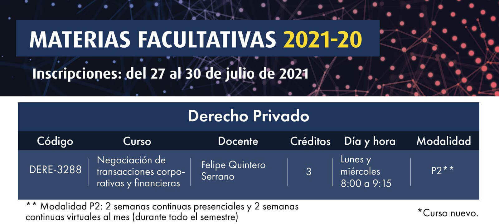 Facultativa: Negociación de Transacciones Corporativas y Financieras | Uniandes