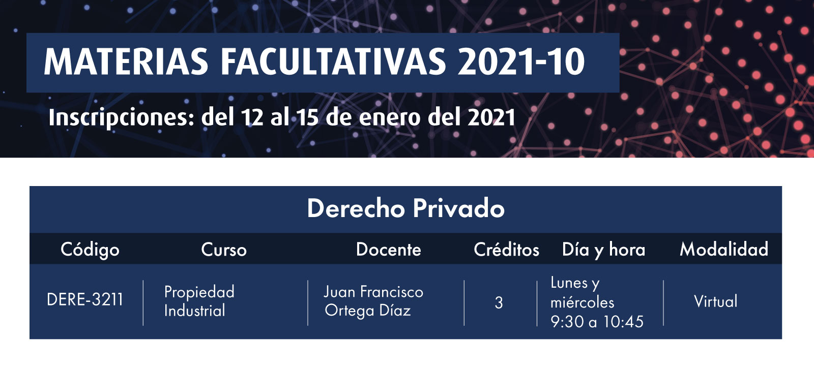 Facultativa 2021-10: Propiedad Industrial | Facultad de Derecho | Uniandes