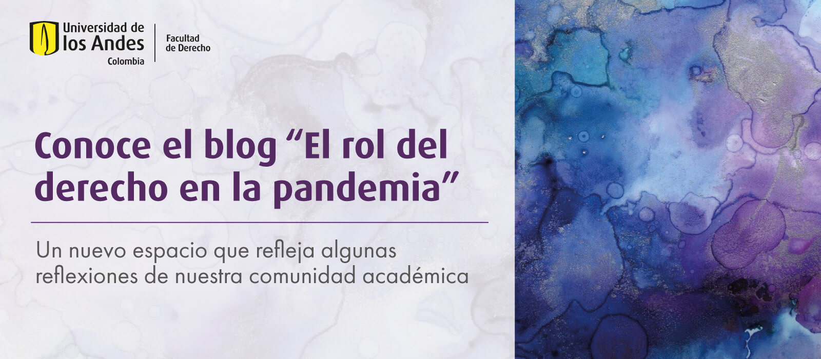 Noticia Blog “El rol del derecho en la pandemia”