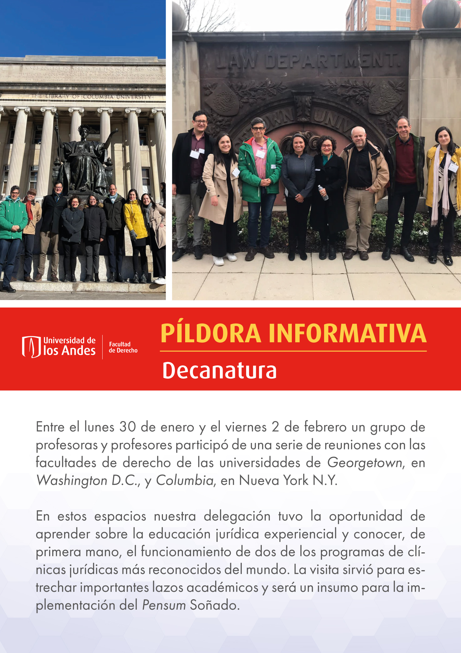 Píldora Decanatura Facultad de Derecho 