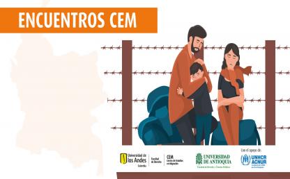 Tercer Encuentro del Centro de Estudios en Migración (CEM) de la Facultad de Derecho de la Universidad de los Andes | Protección internacional en Colombia y Estatuto Temporal de Protección – Dibujo de familia migrante