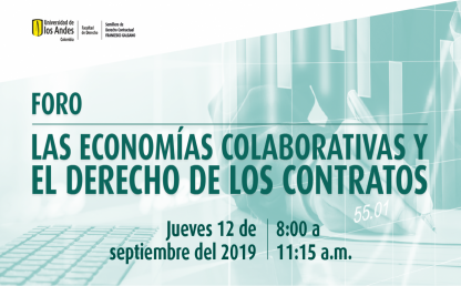 Foro: Las economías colaborativas y el derecho de los contratos