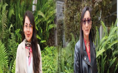 ¡Bienvenidas a nuestra Facultad! Nicoll Lozano y Ana Díaz