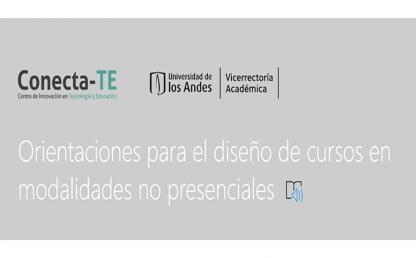 Orientaciones para el diseño de cursos en modalidades no presenciales