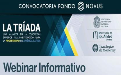 Webinar informativo | Convocatoria Novus Tríada