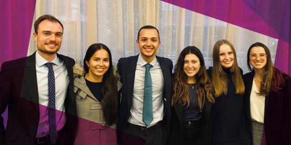 Campeones americanos del concurso John Jackson Moot Court Competition 2022