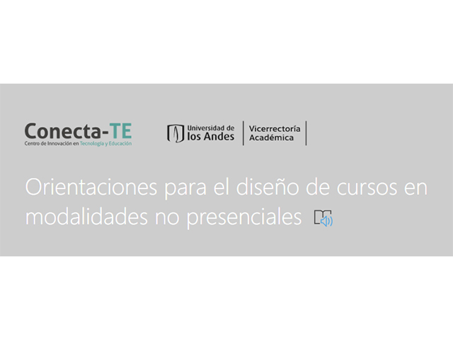 Orientaciones para el diseño de cursos en modalidades no presenciales