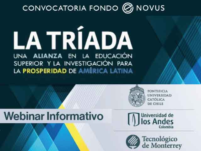 Webinar informativo | Convocatoria Novus Tríada