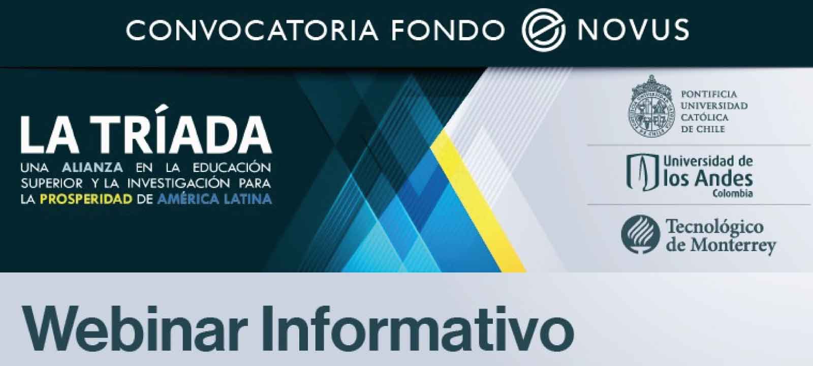 Webinar informativo | Convocatoria Novus Tríada