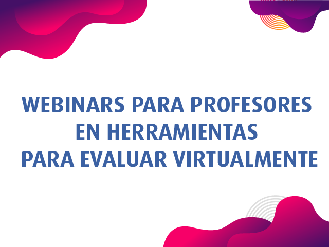 Webinars para profesores (del 23 al 31 de marzo)